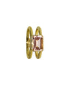 Stephie - Double Band Morganite Ring